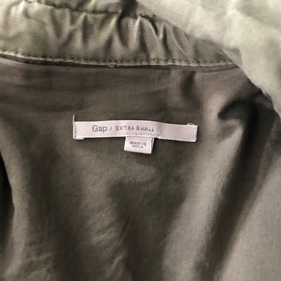 Gap Cotton Funnel Utility Jacket {kale} - Picture 8 of 8